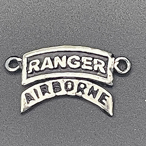 RANGER tag AIRBORNE tag Sterling Silver