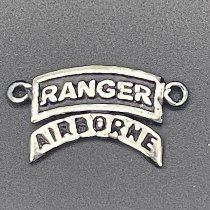 RANGER tag AIRBORNE tag Sterling Silver