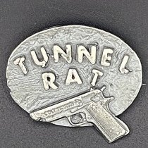 TUNNEL RAT in Sterling Silver