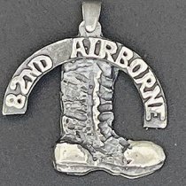 82nd Airborne Tag with Jump Boot