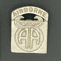 82nd Airborne Patch Glider Pure Silver pin