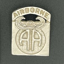 82nd Airborne Patch Glider Pure Silver pin