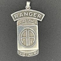 82nd Airborne Patch, Ranger, Vietnam Pendant