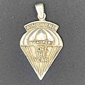 AIRBORNE TROOPER OF THE YEAR Pendant in Sterling Silver