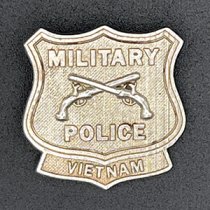 Military Police Vietnam Pendant in Sterling Silver