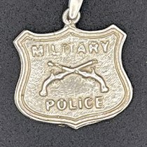 Military Police Pendant in Sterling Silver